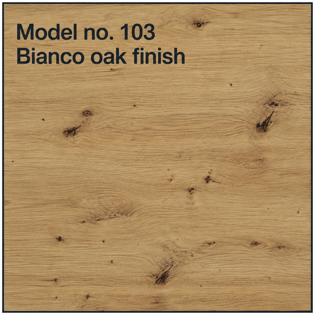 Bianco Oak Finish